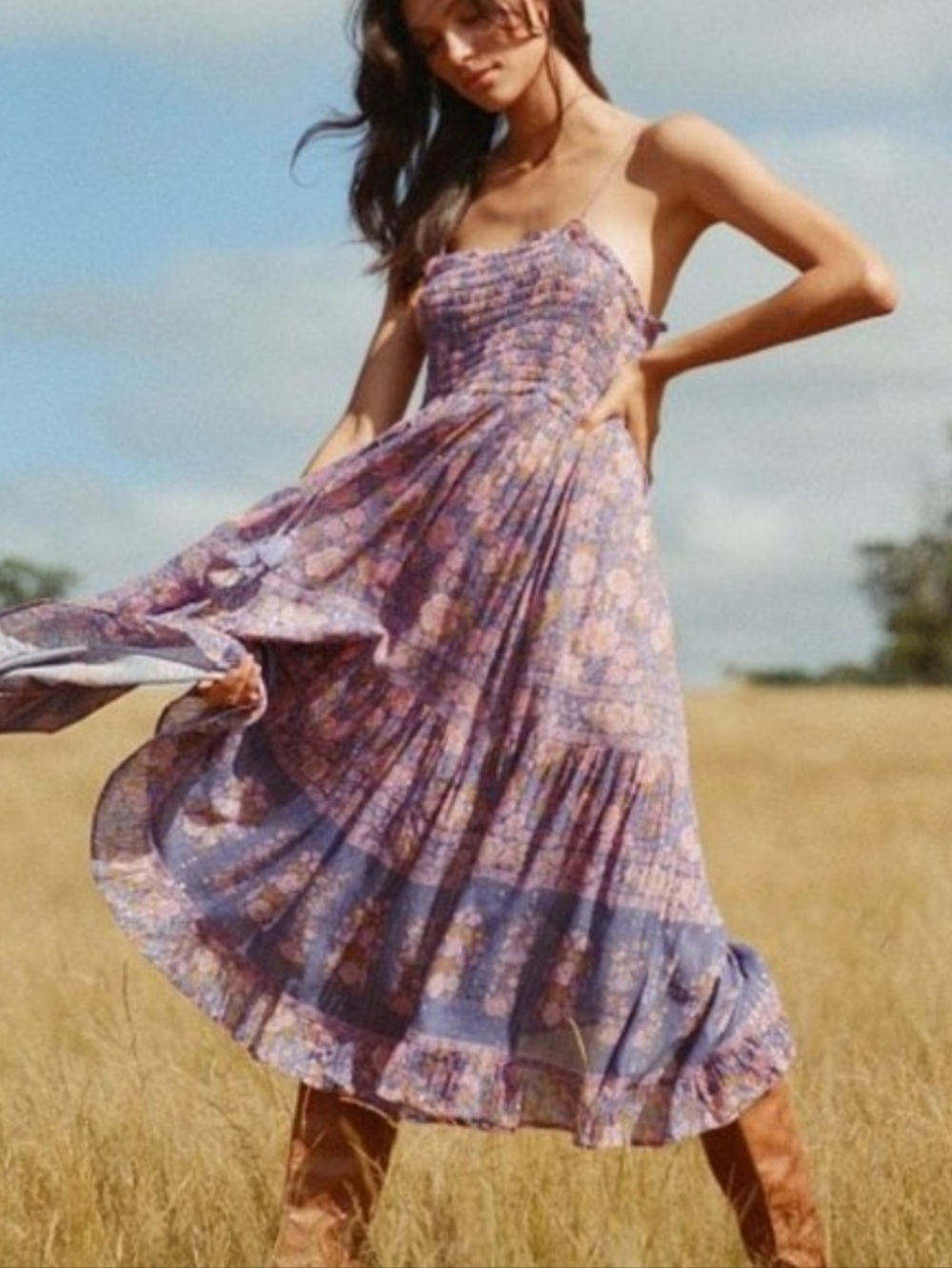 Spell Juniper Sheer Strappy Size: M